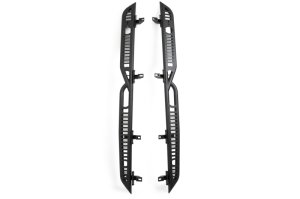 Jeep Gladiator JT Side Steps - DV8 Offroad - OE Plus - Micro-texture black - `20-`23 Jeep Gladiator JT Side Steps - DV8 Offroad - OE Plus - Micro-texture black - `20-`23